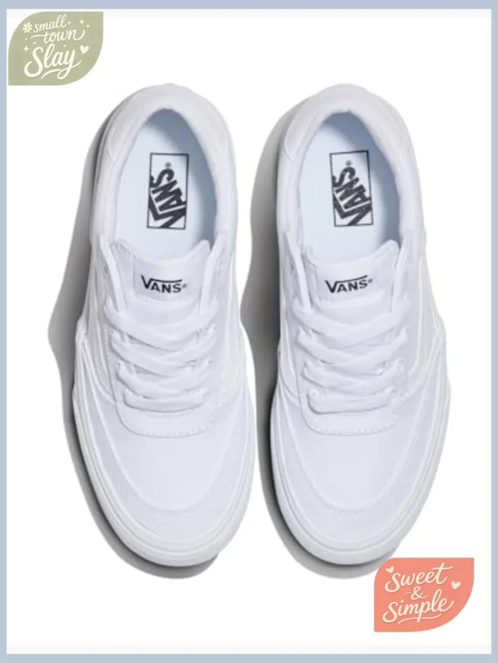 Low-top platform sneaker with canvas upper and signature waffle outsole - Picture 5 of 6